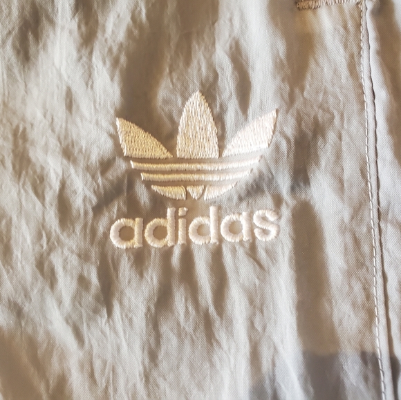 Adidas Revike 100% Polyamide Track Pants Halo Silver Small - Picture 4 of 6